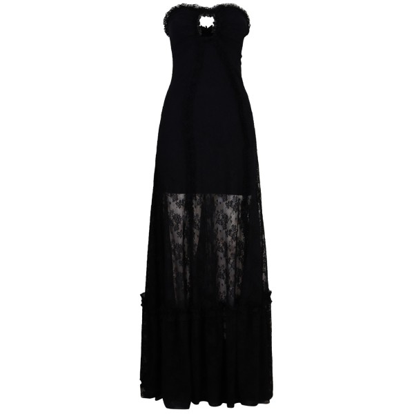 Abito nero di pizzo 'ERA' per donna