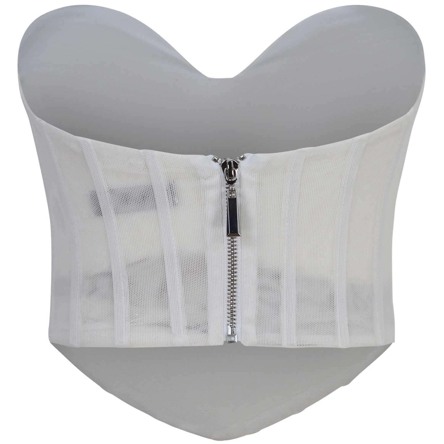 Bustino bianco  per donna