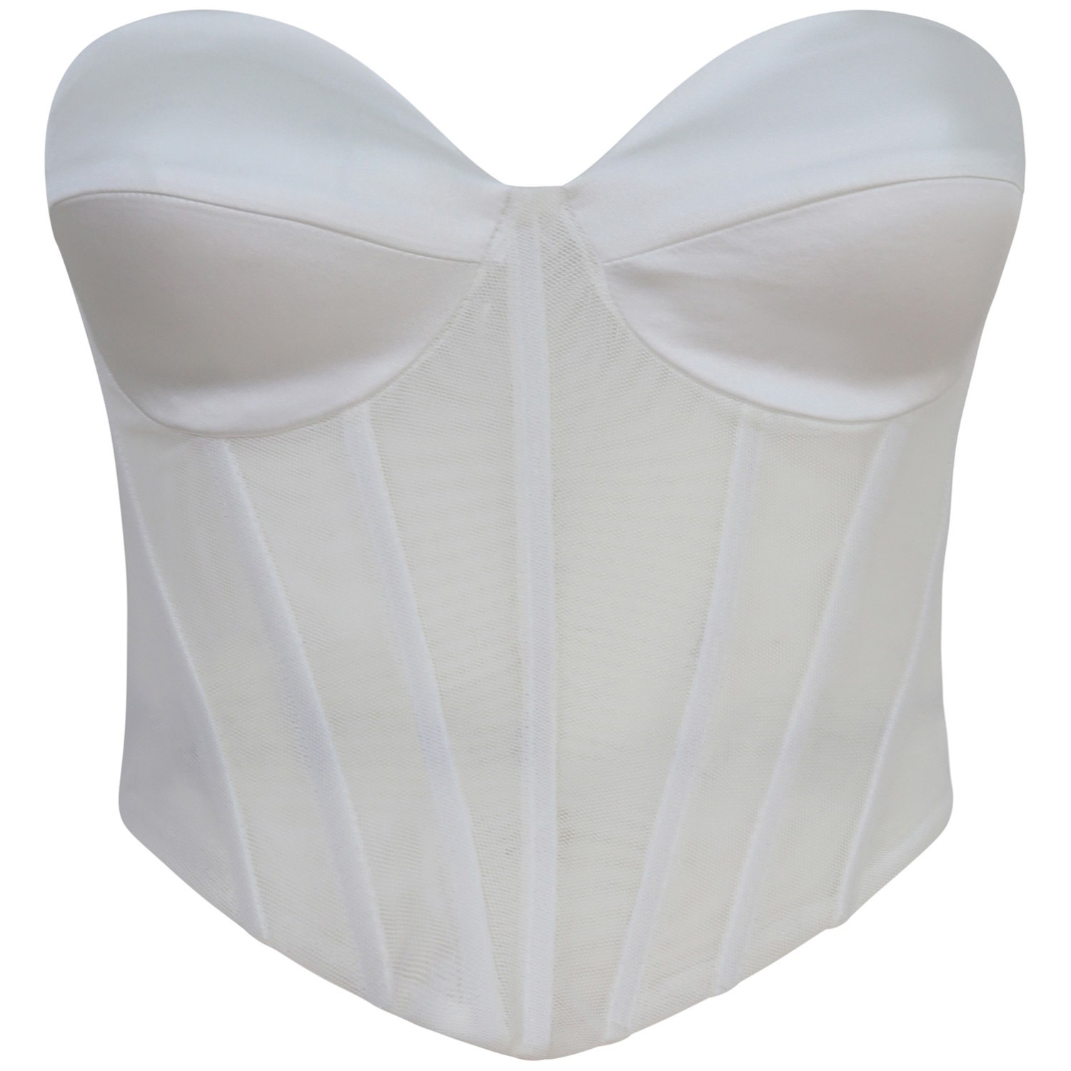 Bustino bianco  per donna 2