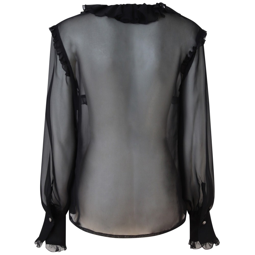 Camicia nera per donna