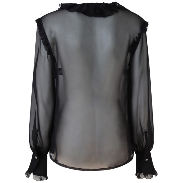 Camicia nera per donna