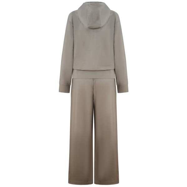 Tuta sportiva beige per donna