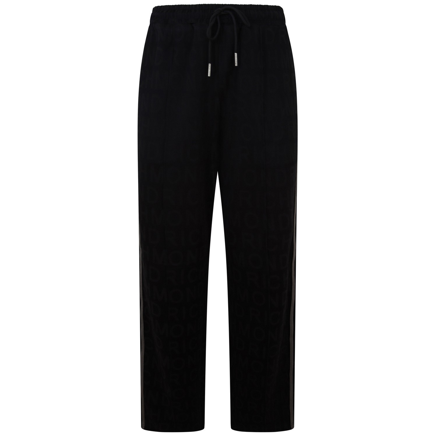 Pantalone nero logato per donna