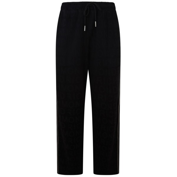 Pantalone nero logato per donna