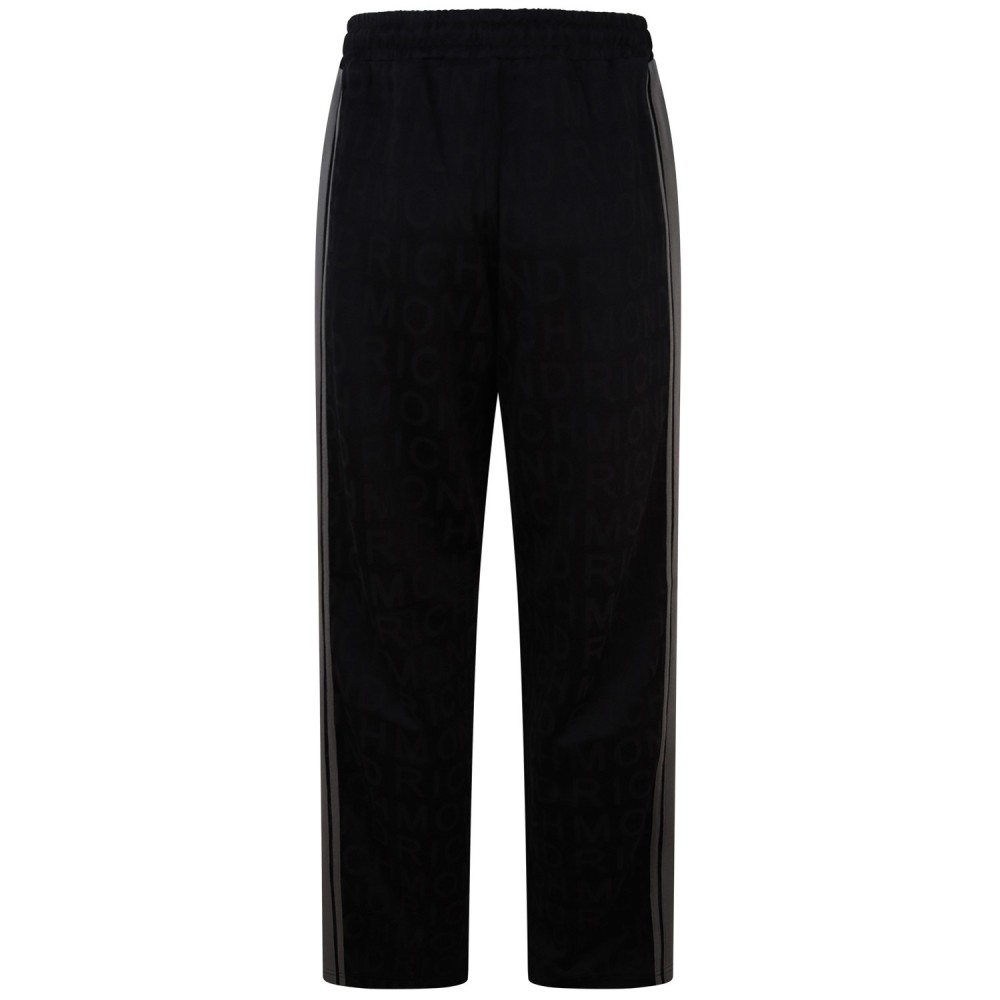 Pantalone nero logato per donna