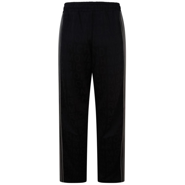 Pantalone nero logato per donna