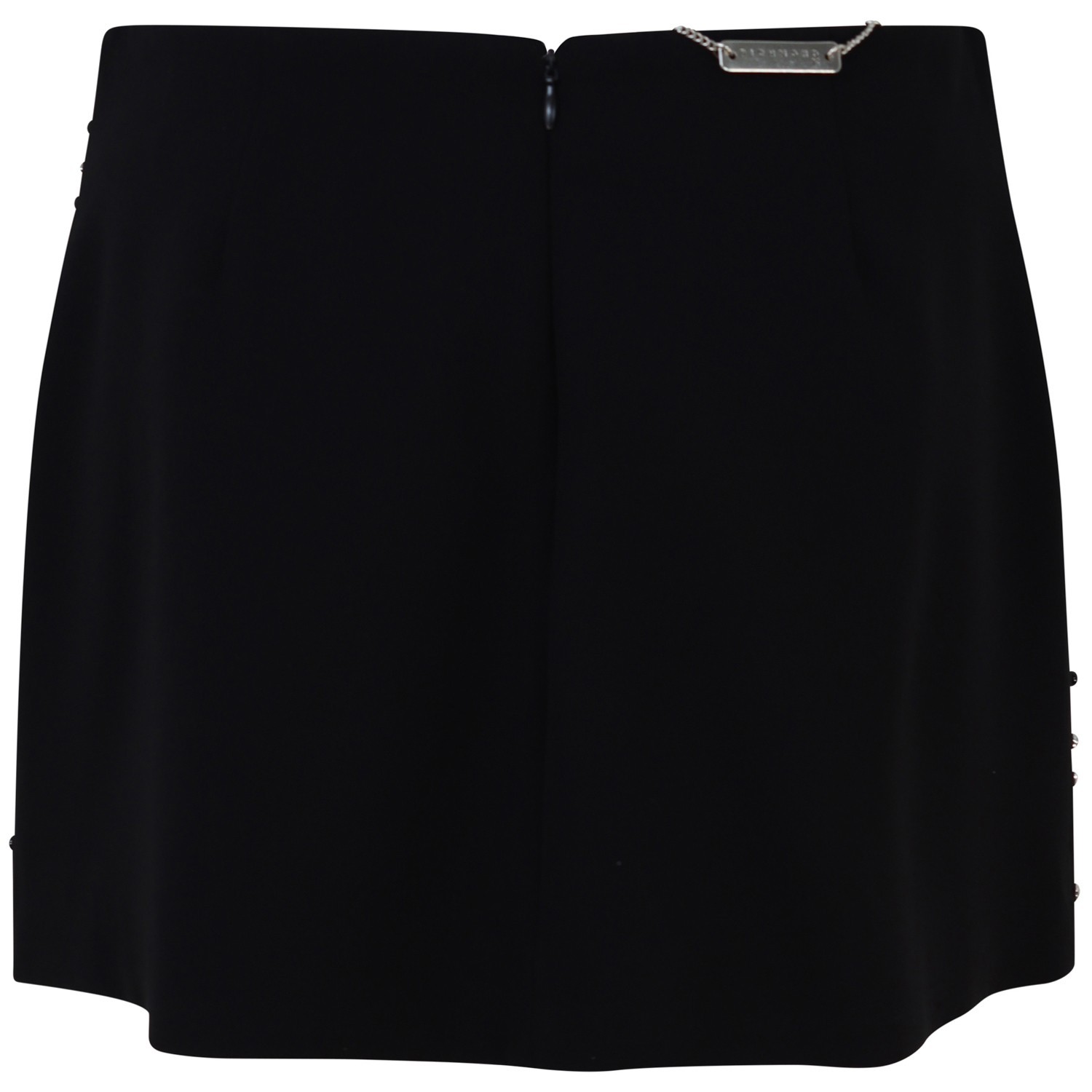 Gonna nera con borchie per donna 2