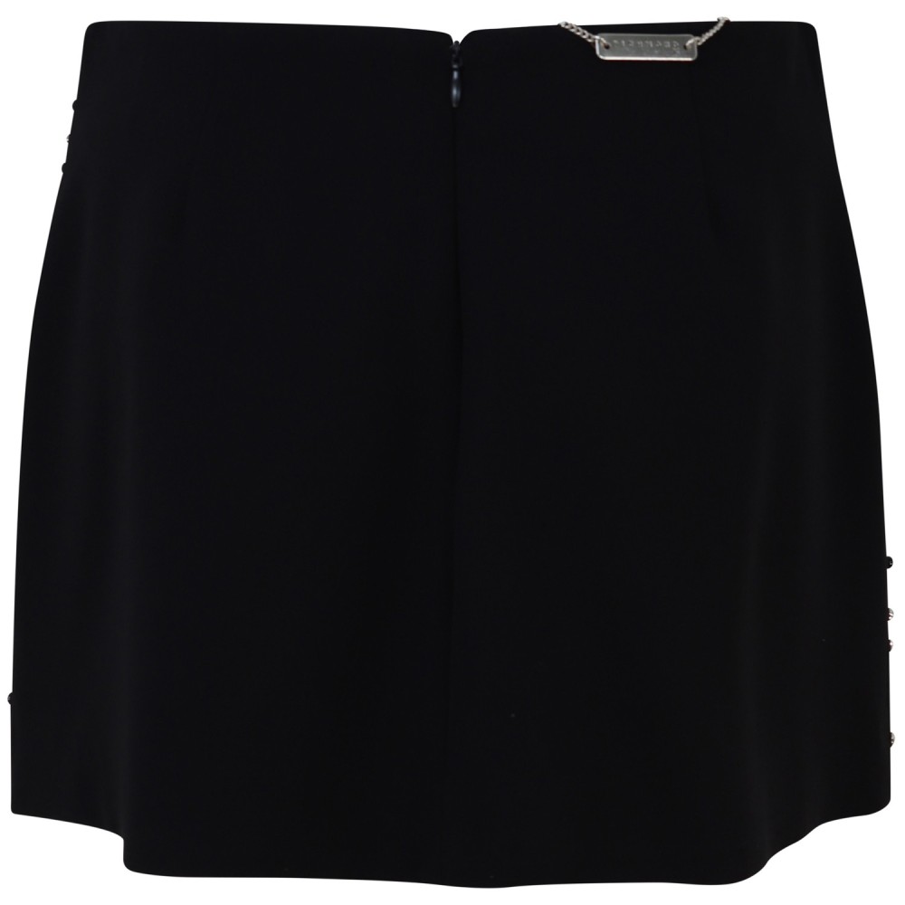 Gonna nera con borchie per donna