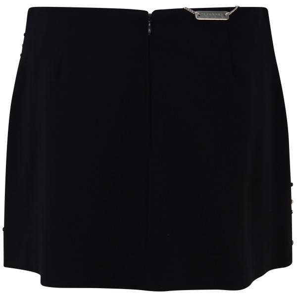 Gonna nera con borchie per donna