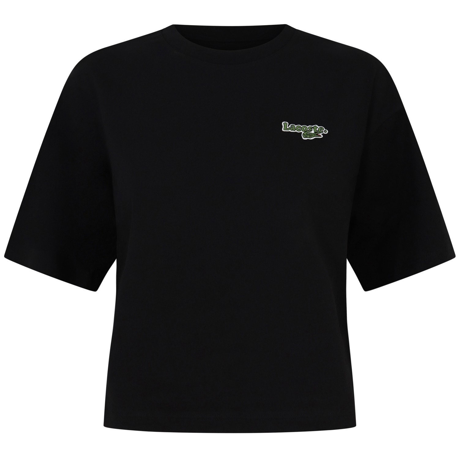 T-shirt nera per donna 2