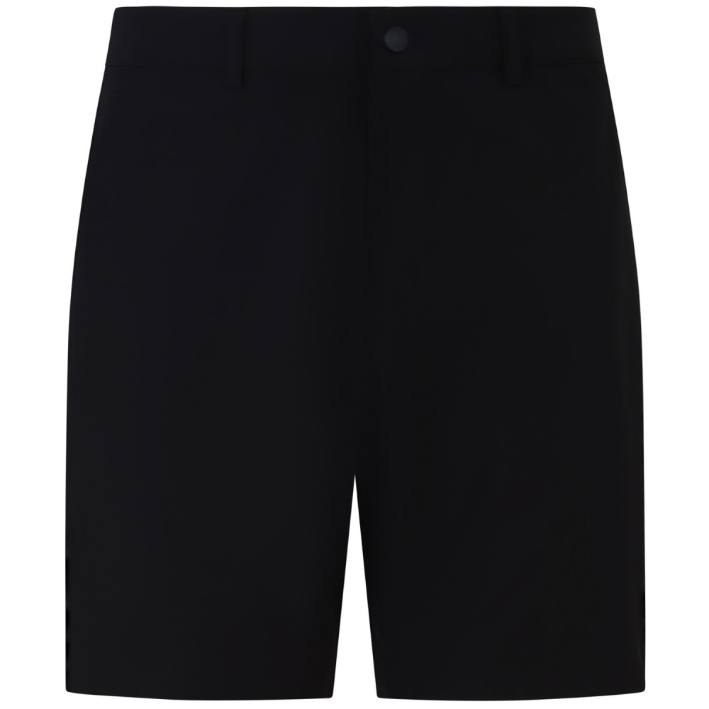 Shorts nero con mini logo per uomo
