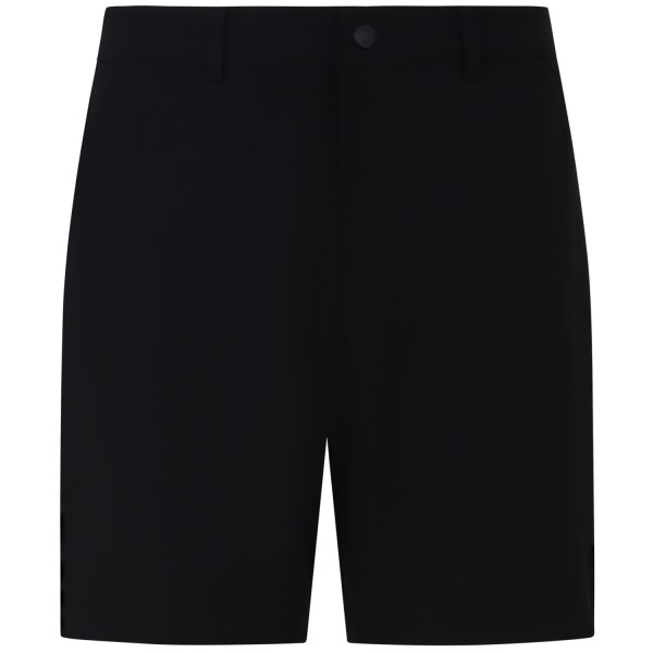 Shorts nero con mini logo per uomo