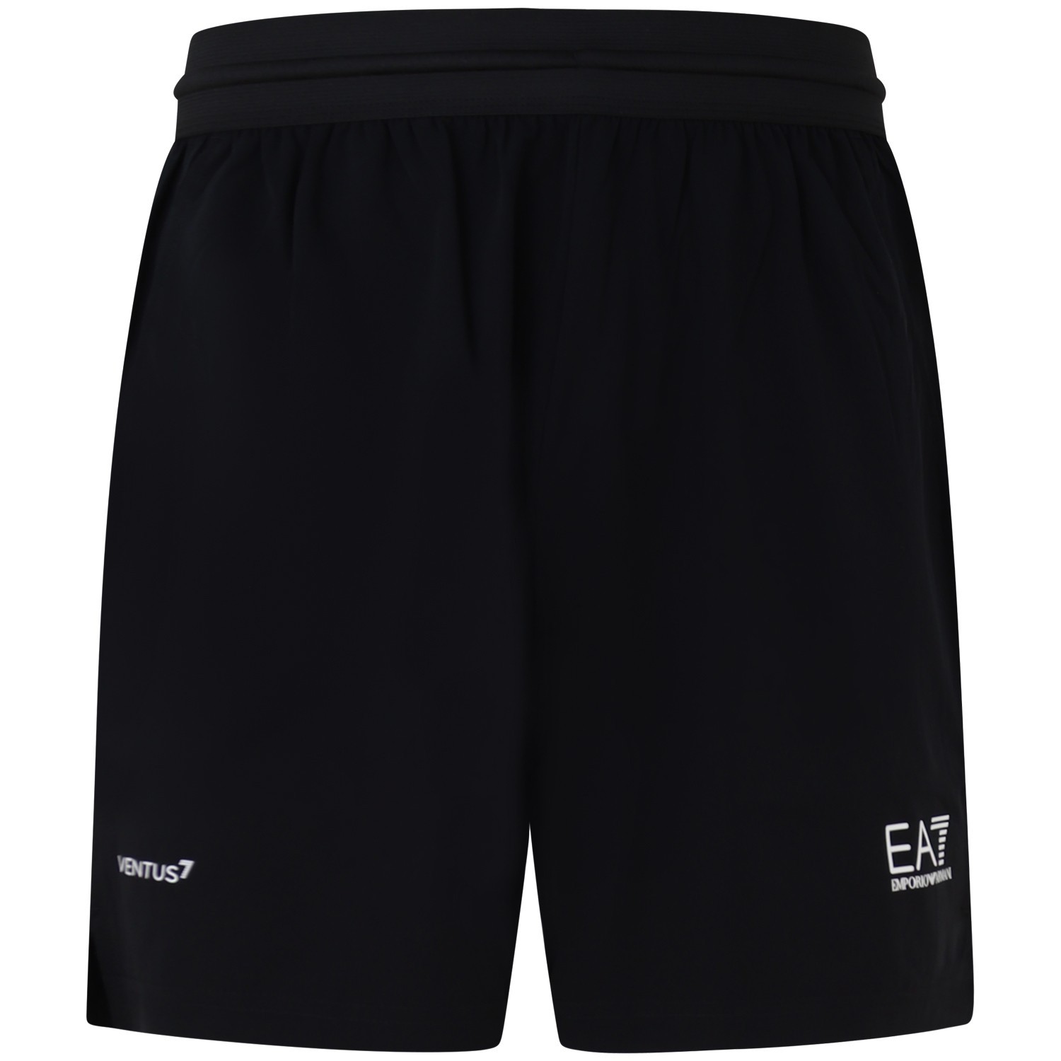 Completo shorts/t-shirt bianco con mini logo per uomo