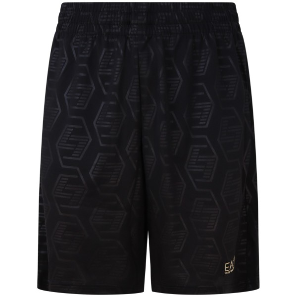 Completo nero con pantaloncino per uomo