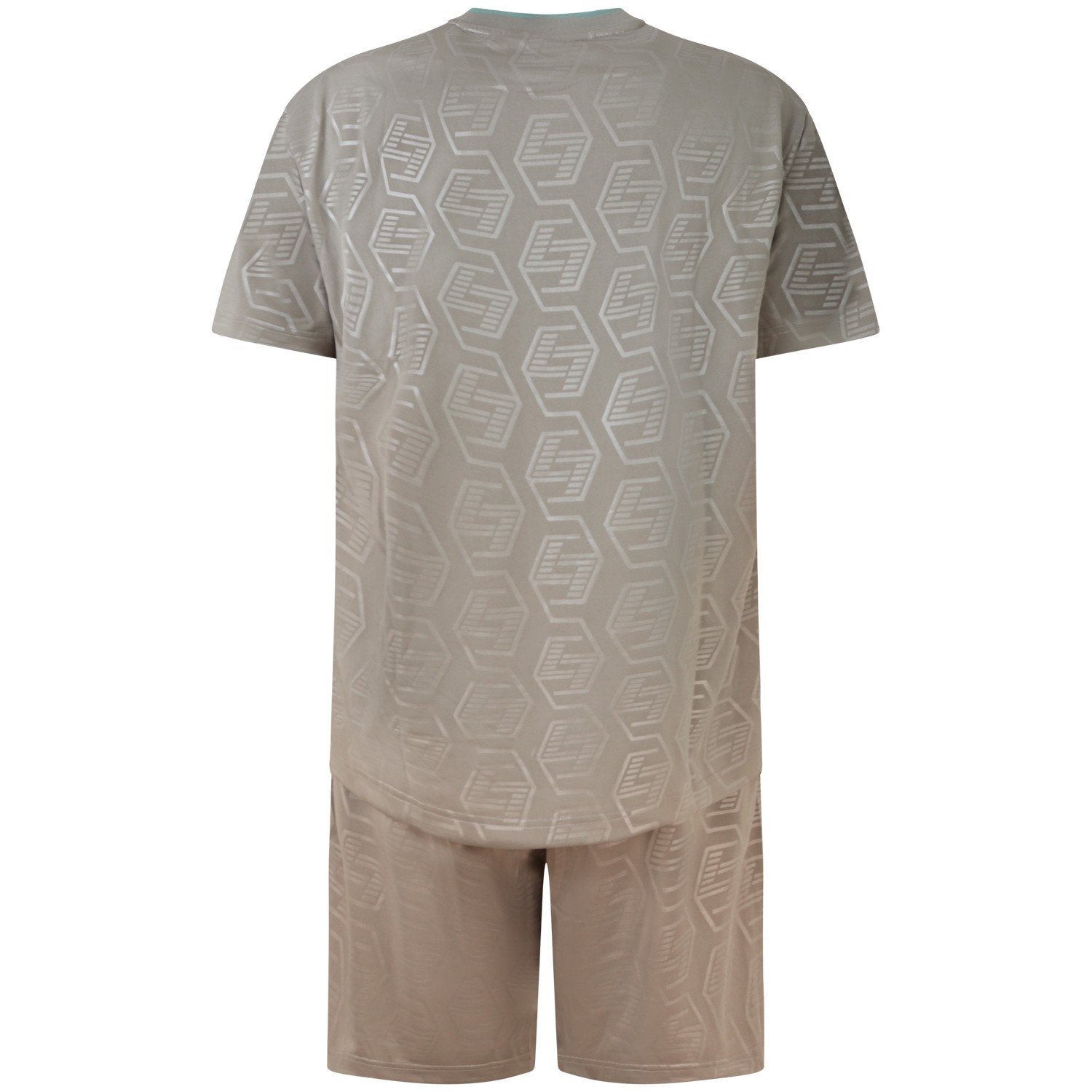 Completo beige con pantaloncino per uomo 2