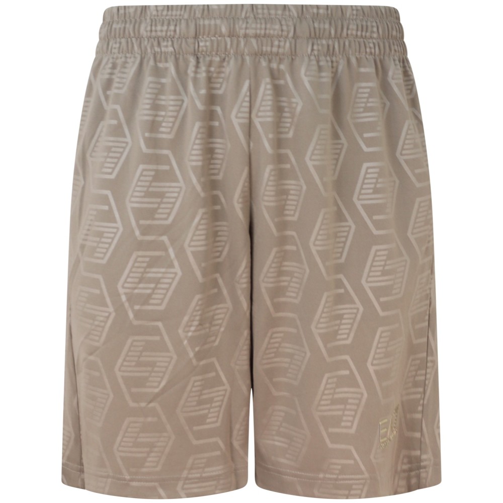 Completo beige con pantaloncino per uomo