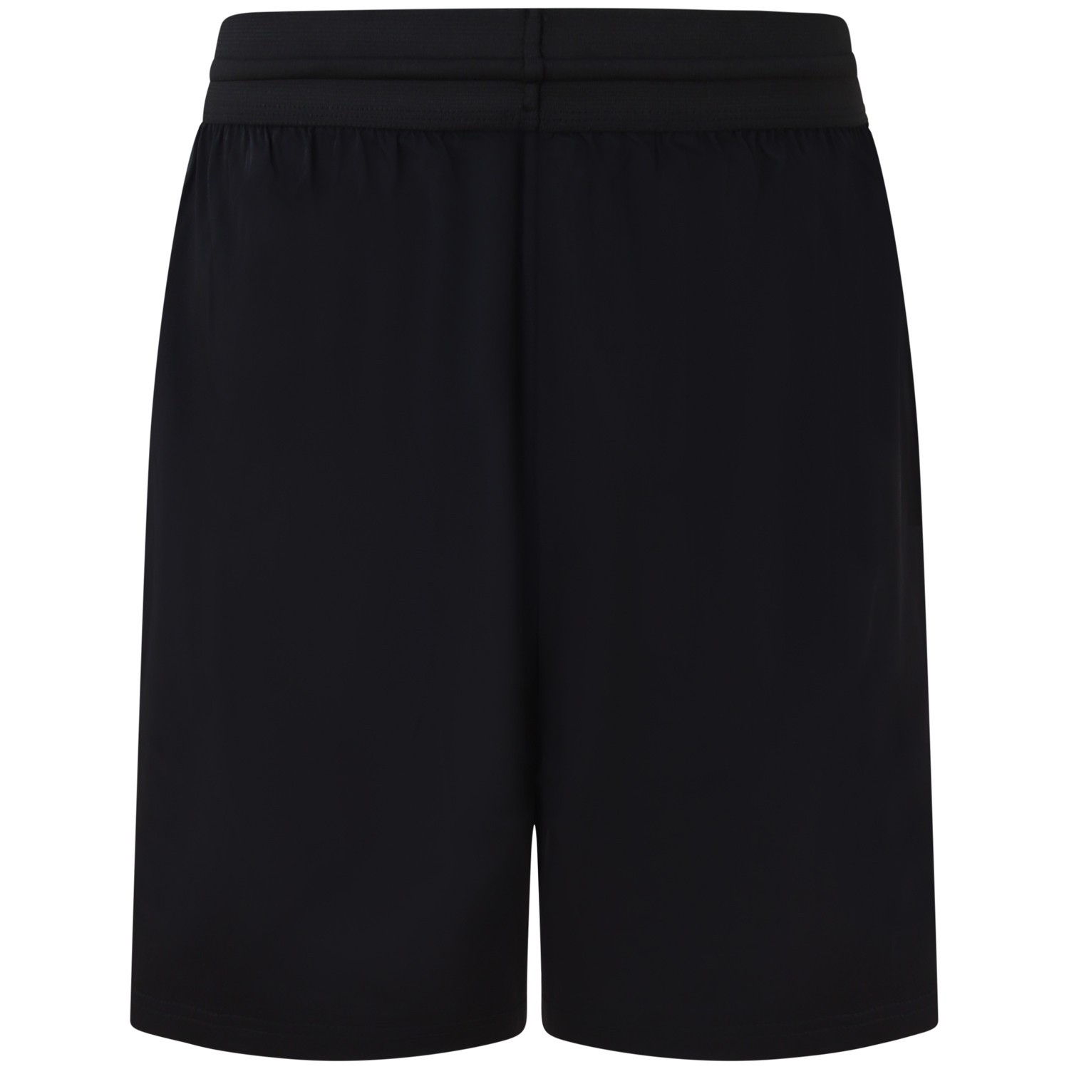 Completo shorts/t-shirt nero con mini logo per uomo