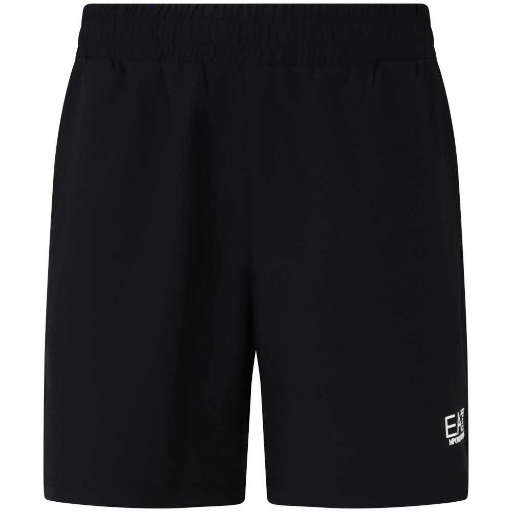 Bermuda nera tecnica per uomo