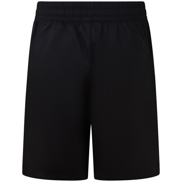 Bermuda nera con fascia beige per uomo