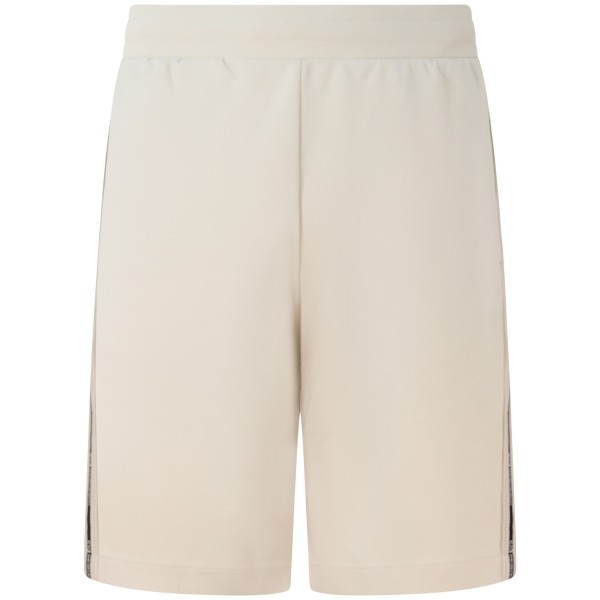 Bermuda beige con fascia nera  per uomo