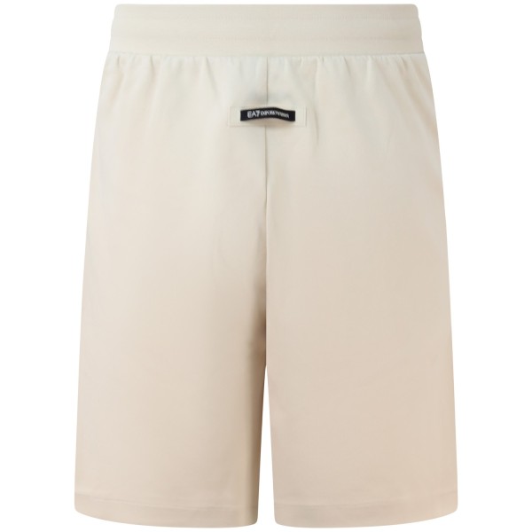 Bermuda beige con fascia nera  per uomo