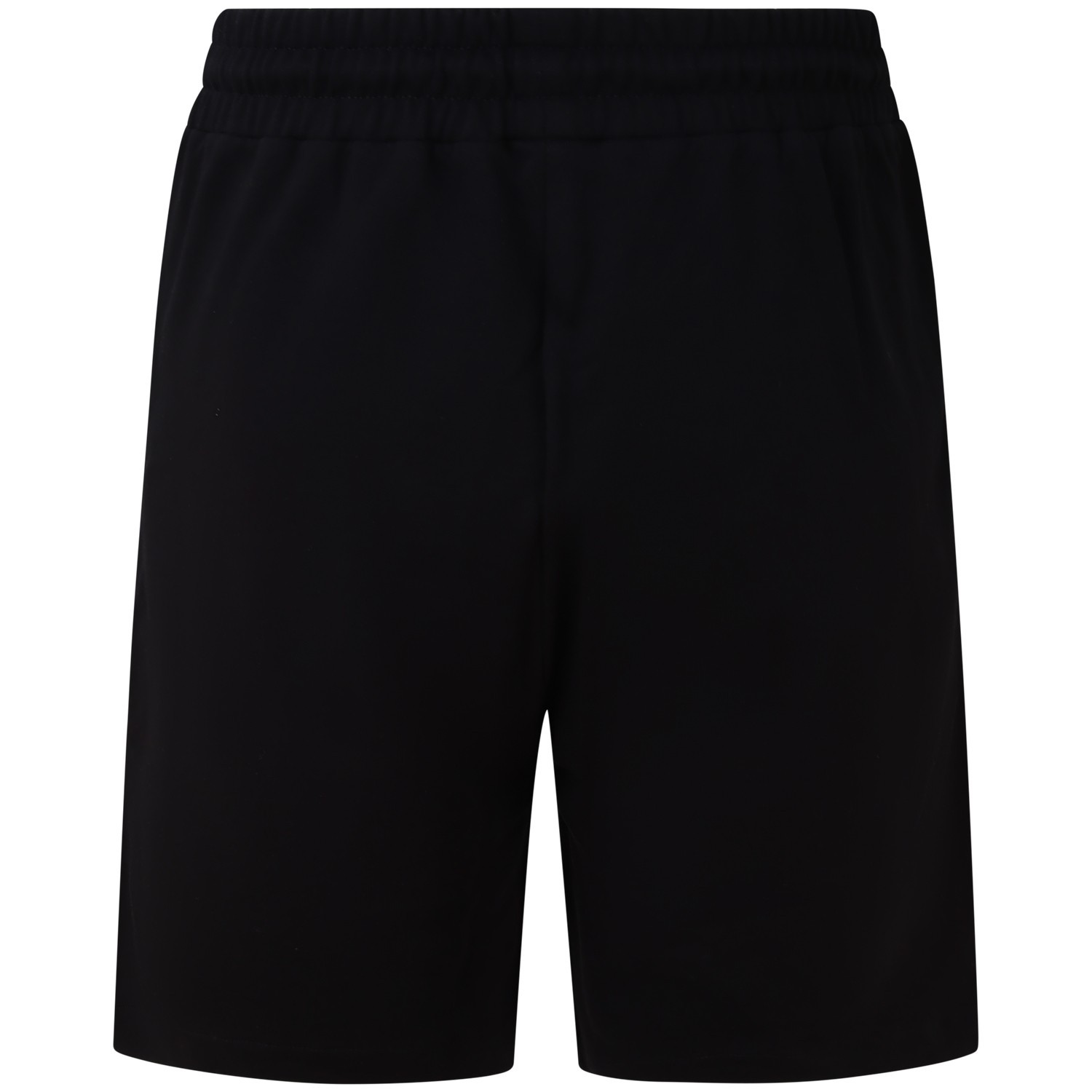 Bermuda nera con logo bianco per uomo 2