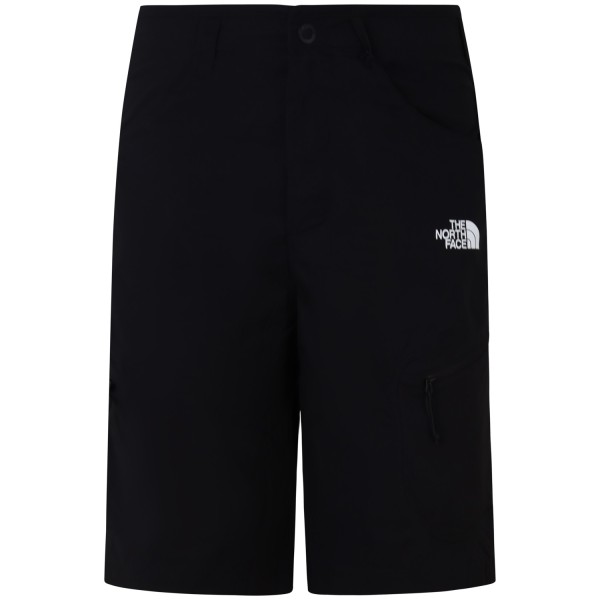 Bermuda nero tessuto tecnico per uomo