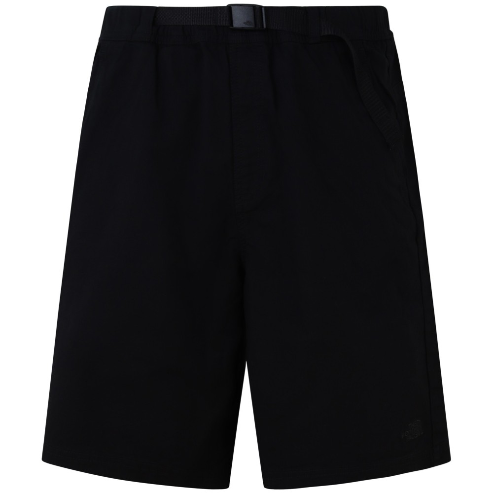 Bermuda nero con cinturino per uomo