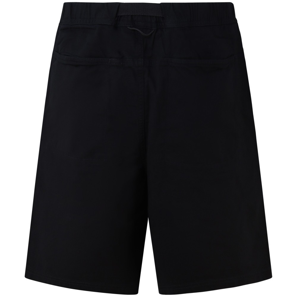 Bermuda nero con cinturino per uomo