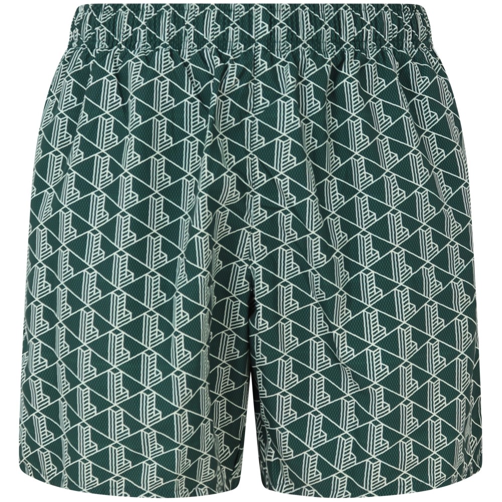 Costume verde logato per uomo