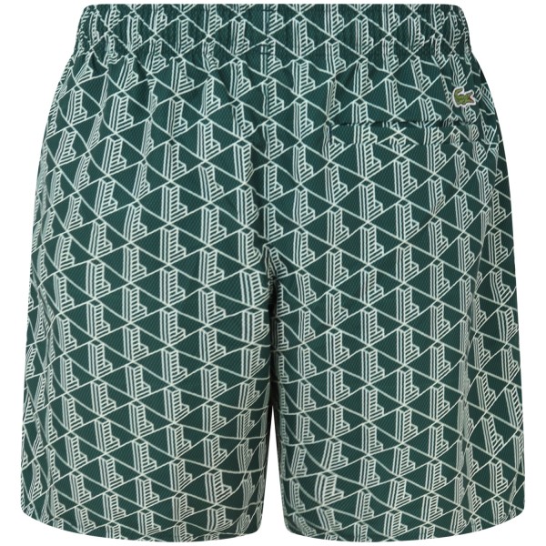 Costume verde logato per uomo