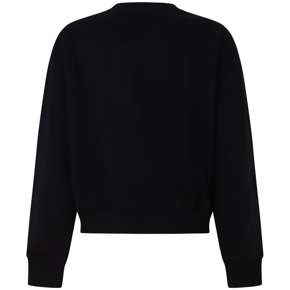 Felpa nera per donna