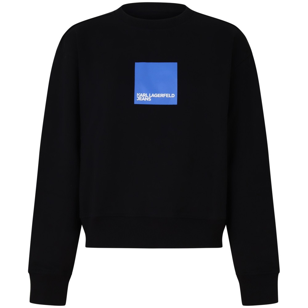 Felpa nera per donna