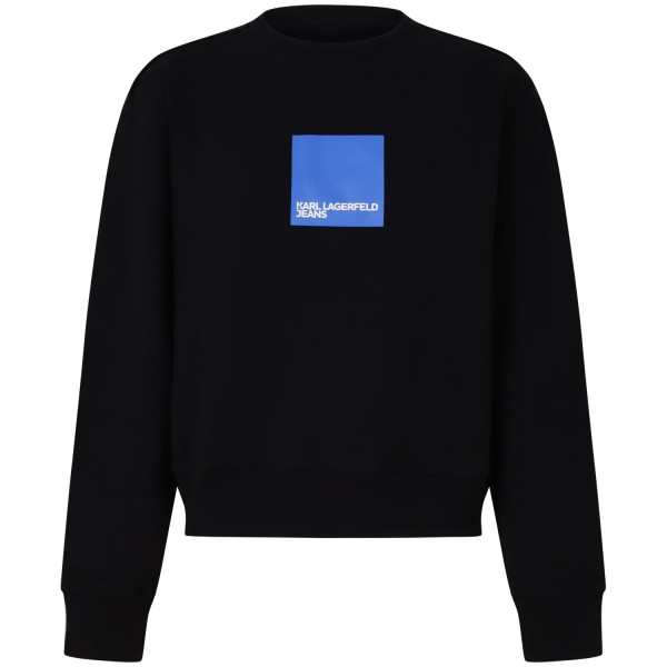 Felpa nera per donna