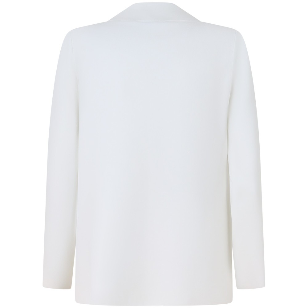 Giacca bianco in maglia per donna