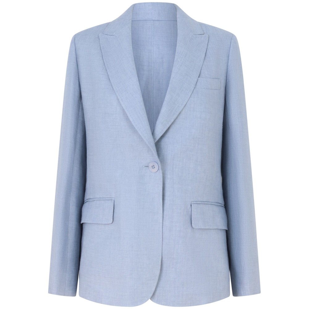 Giacca celeste per donna