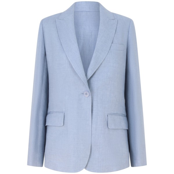 Giacca celeste per donna