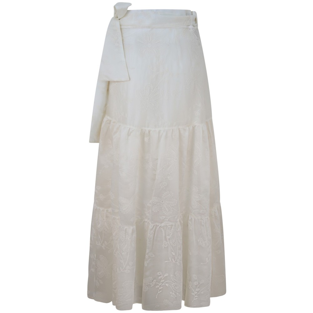 Gonna avorio per donna