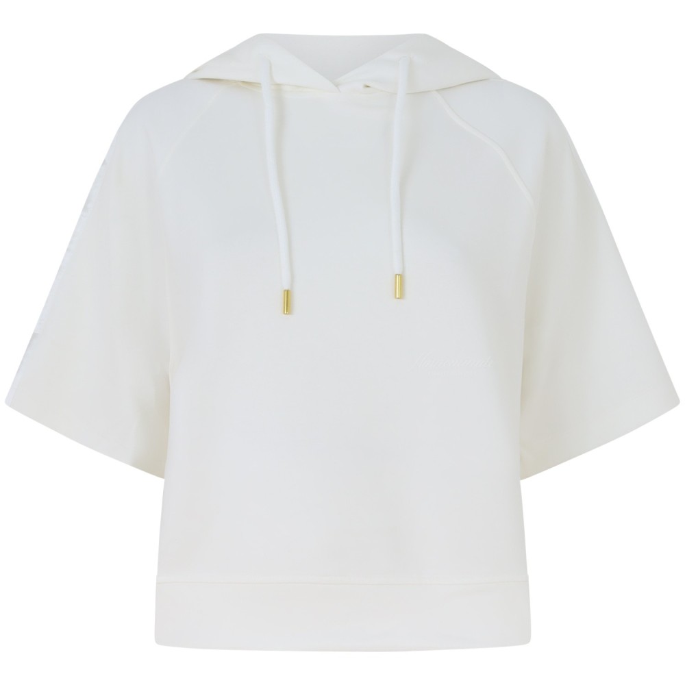 Felpa bianca  per donna