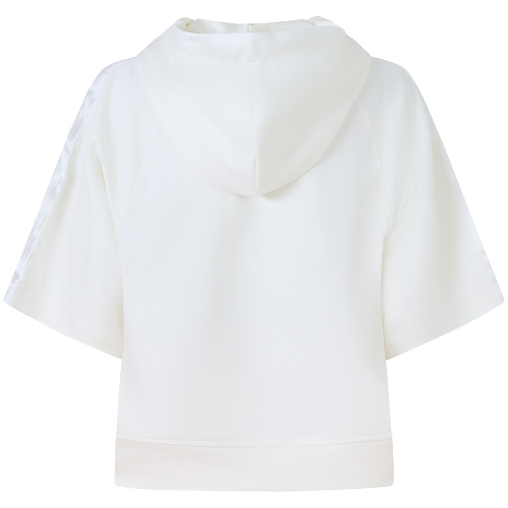 Felpa bianca  per donna
