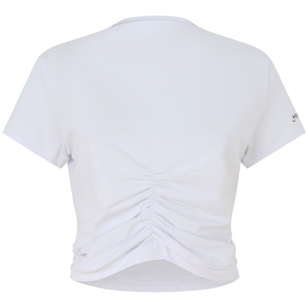 T-shirt corta bianca per donna