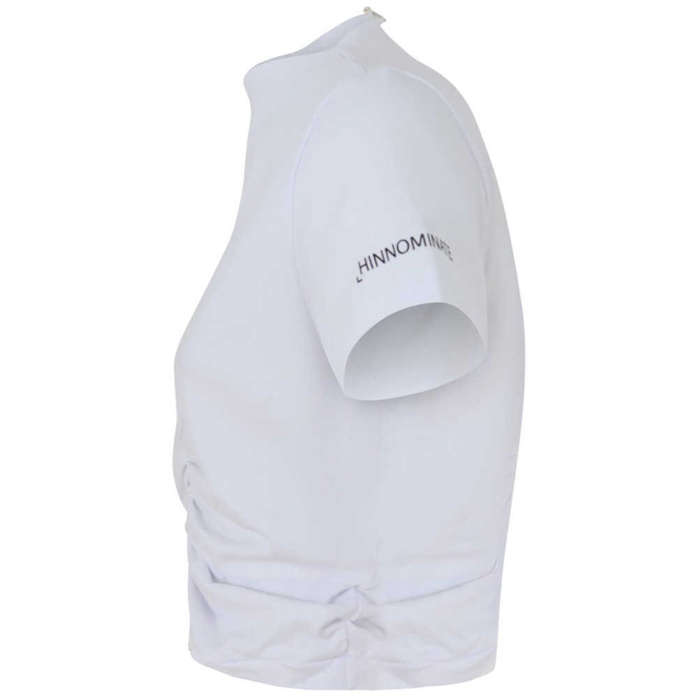 T-shirt corta bianca per donna