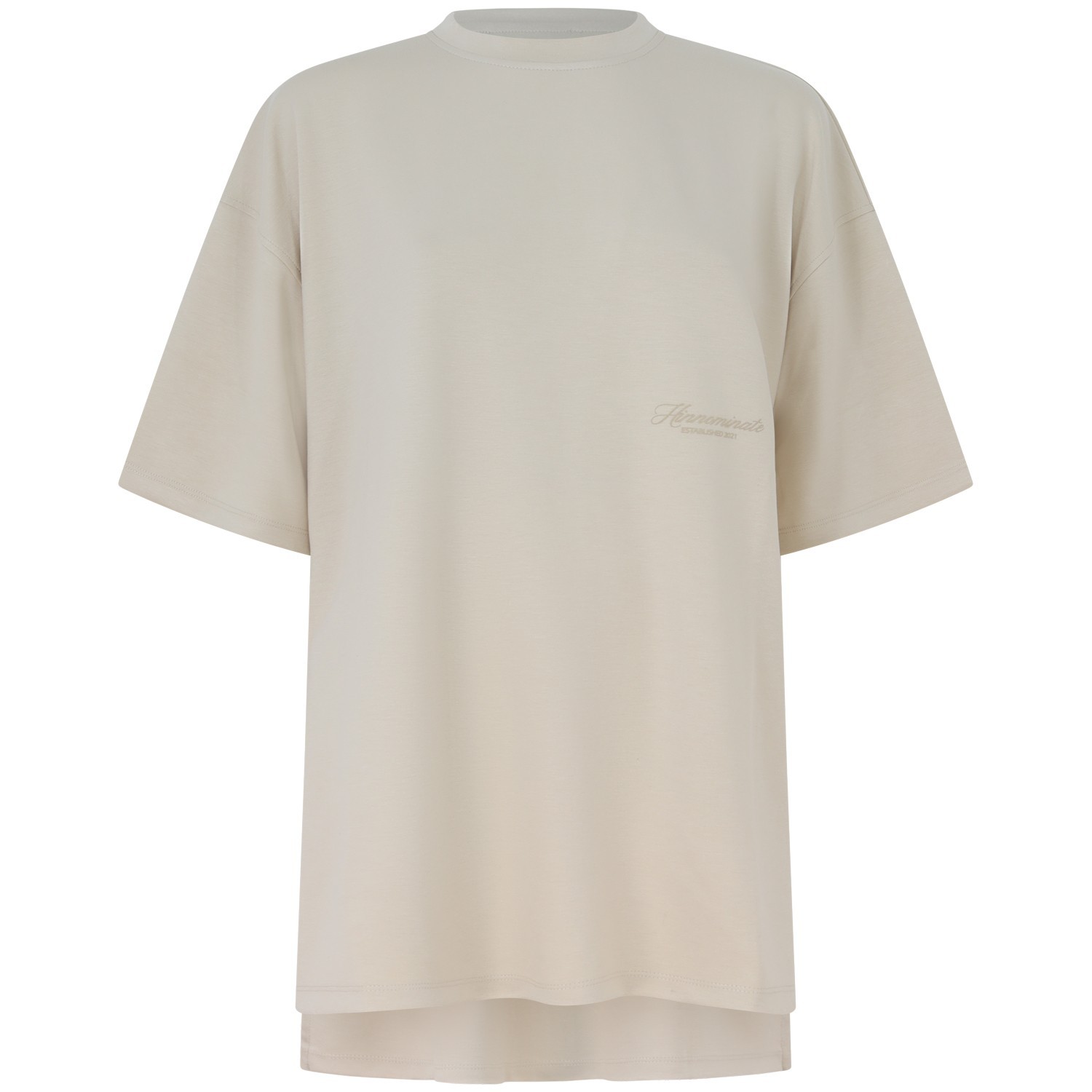 T-shirt over beige per donna