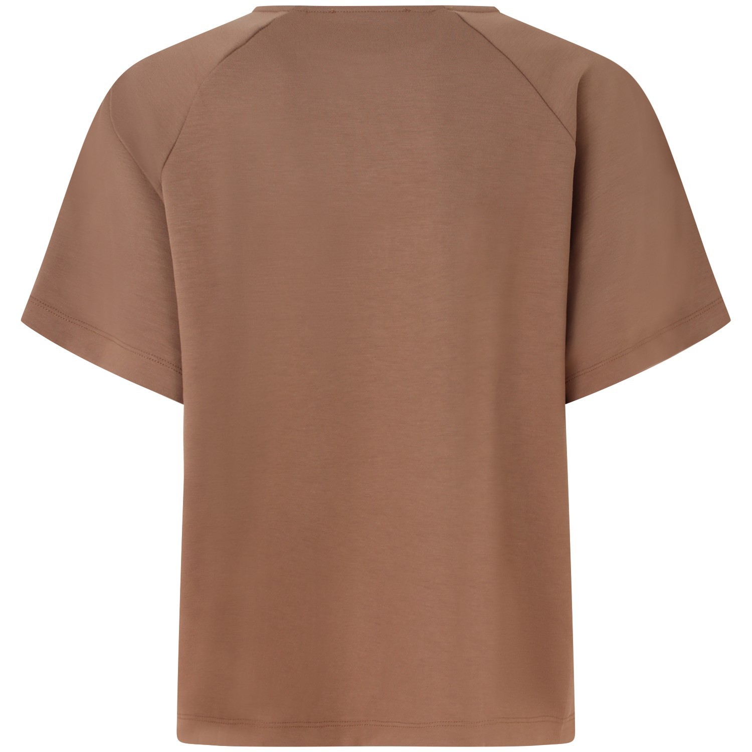 T-shirt over marrone per donna 2