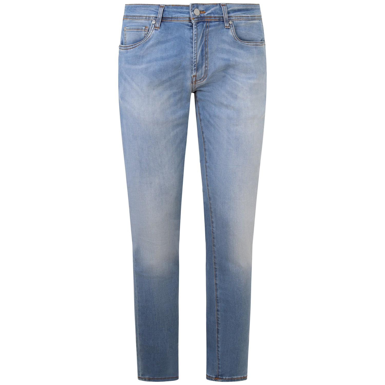 Jeans blu per uomo 2
