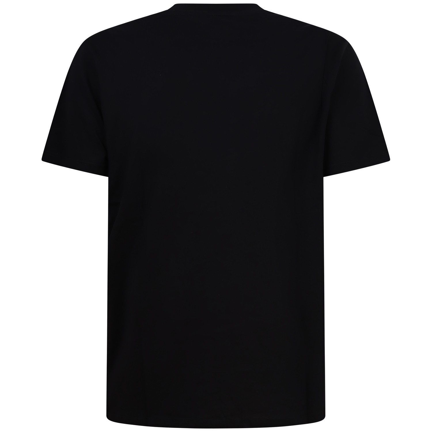 T-shirt nera con logo centrale per uomo 2