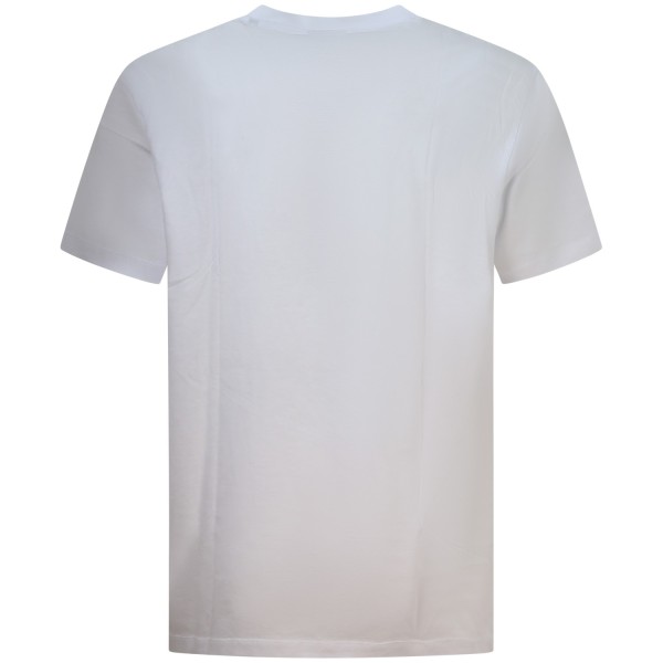 T-shirt bianca basica per uomo