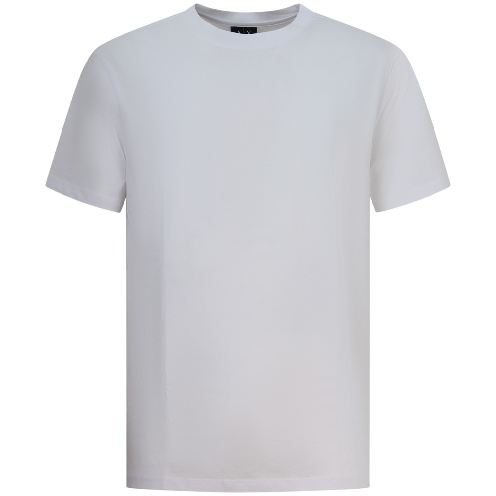 T-shirt bianca basica per uomo