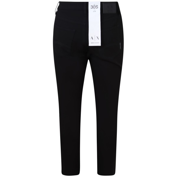 Pantalone nero 5 tasche per uomo