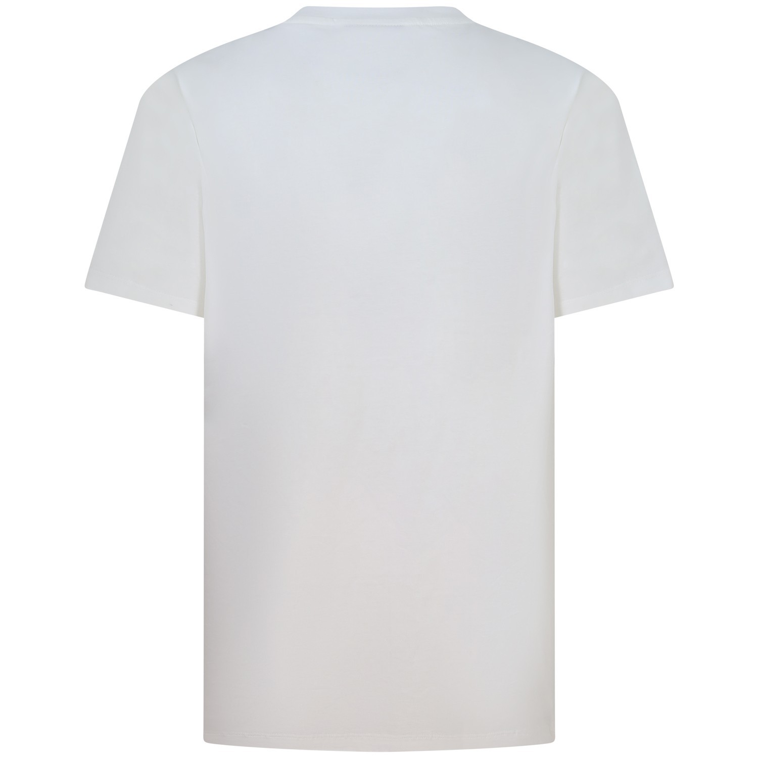 T-shirt bianca con logo laterale per uomo 2